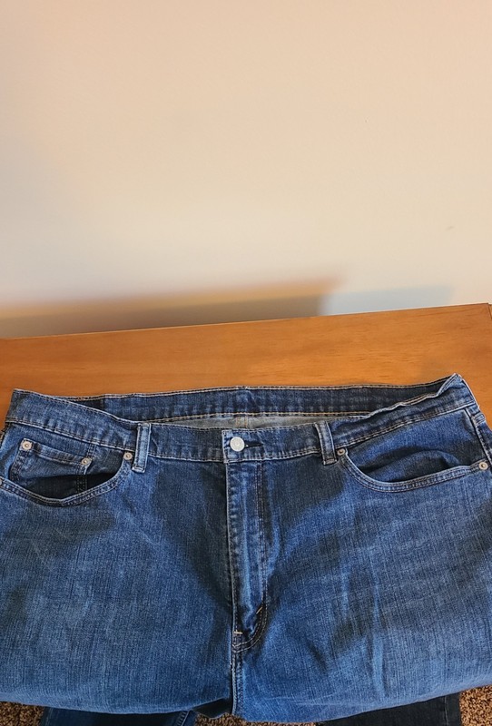 Levis 559 Jeans Mens 42x32 Relaxed Straight Fit Medium Wash gallery