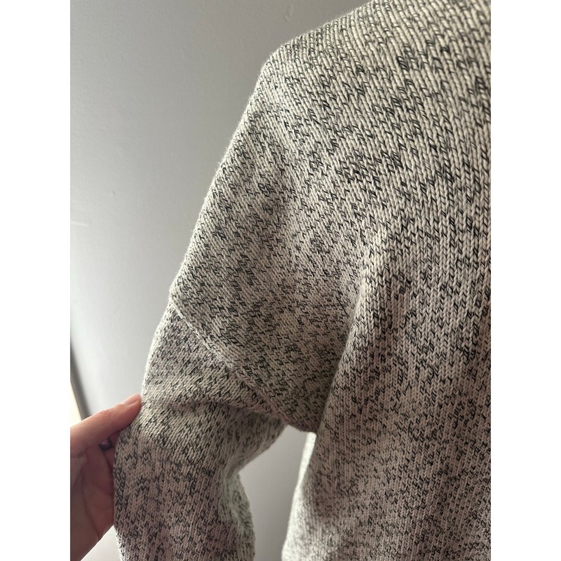 Madewell Midland Open Front Marled Cotton Cardigan Sweater Size M gallery