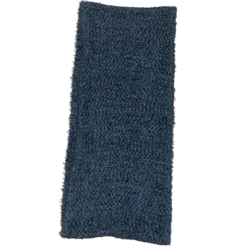 Abercrombie & Fitch Fuzzy Infinity Scarf Charcoal Gray Knit Cozy Winter Warm
