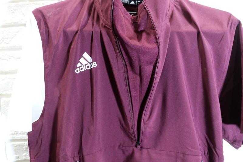 adidas Men's stadium woven 1/4 zip short sleeve golf pullovers - Multiple Colors gallery