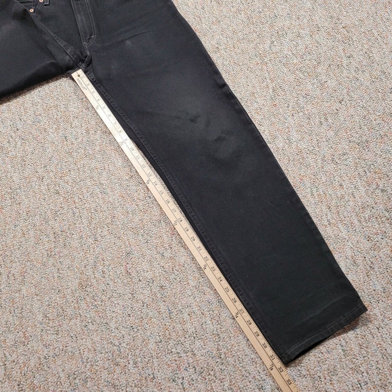 Levi's 550 Jeans Mens 32x32 Black Relaxed Fit Vintage Made in USA Denim Pants gallery