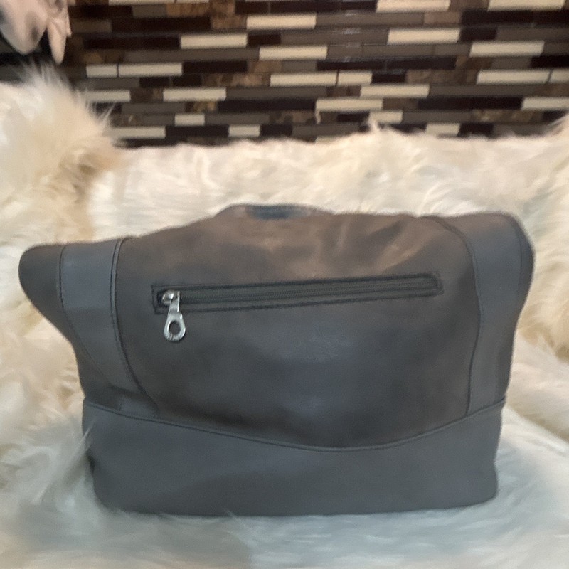 Relic Gray Hobo Shoulder Bag Magnetic Snap & Zip Closure Lined Outer Pockets gallery