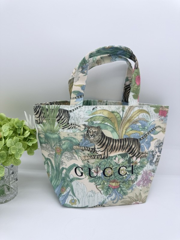 Gucci Beauty Tian Tiger Mini Canvas Tote Bag GWP
