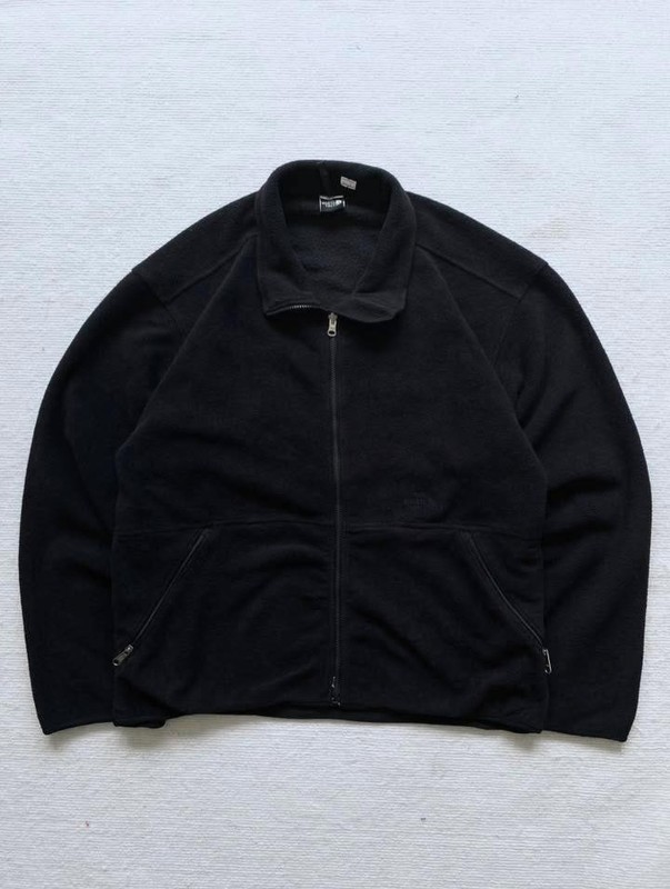 Vintage The North Face Denali Fleece Jacket Men’s L Black Made In USA Full Zip