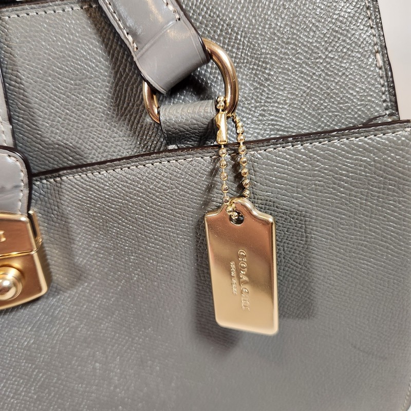 Coach Avary Carry-all in grey with gold-tone hardware MINT gallery