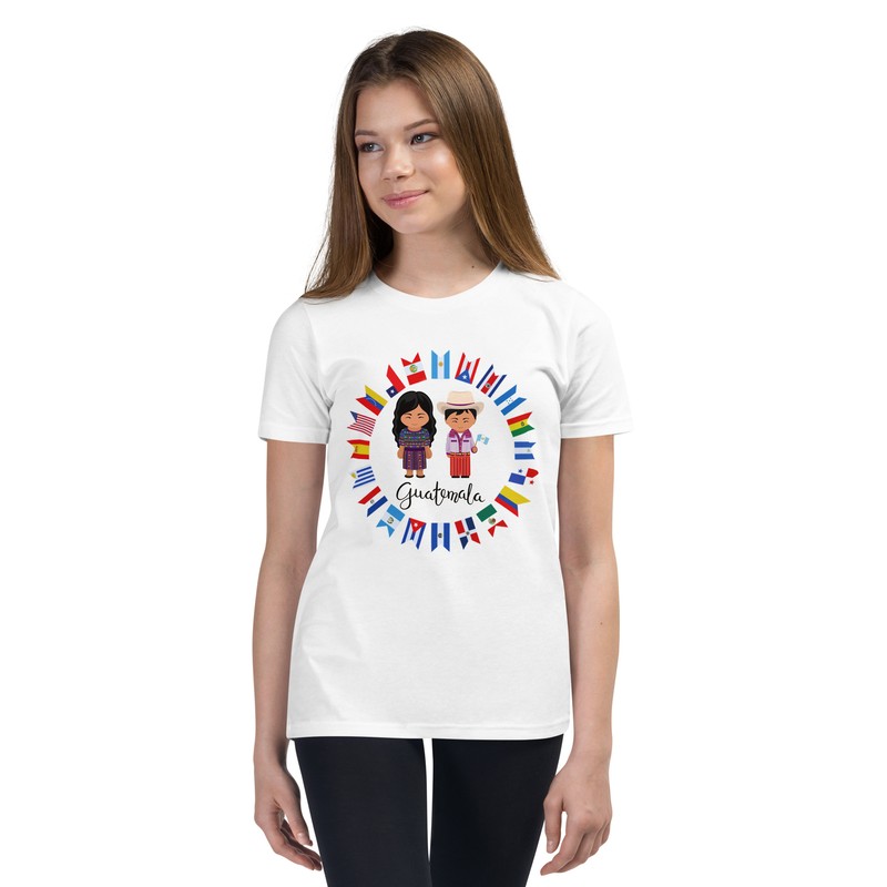 Guatemala T-Shirt Hispanic Heritage Month All Countries Flags Unisex Tee
