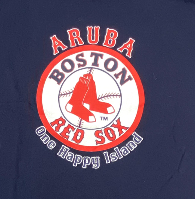 Boston Red Sox T-Shirt Mens XXL Navy Aruba Spring Training Island Parrot Head