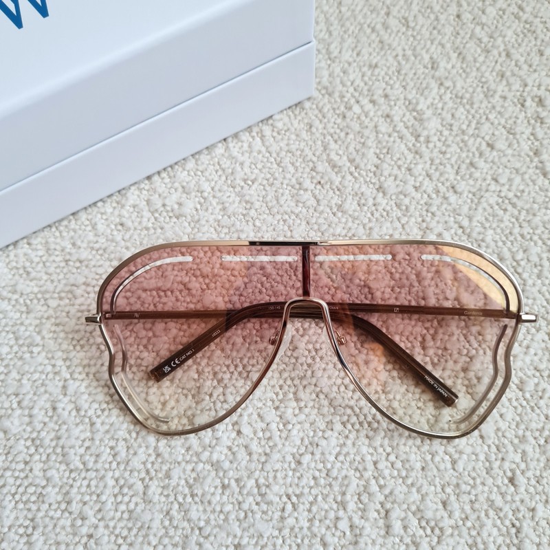 Linda Farrow Gardenia Butterfly Sunglasses Taupe Mathew Williamson Kika As Seen gallery
