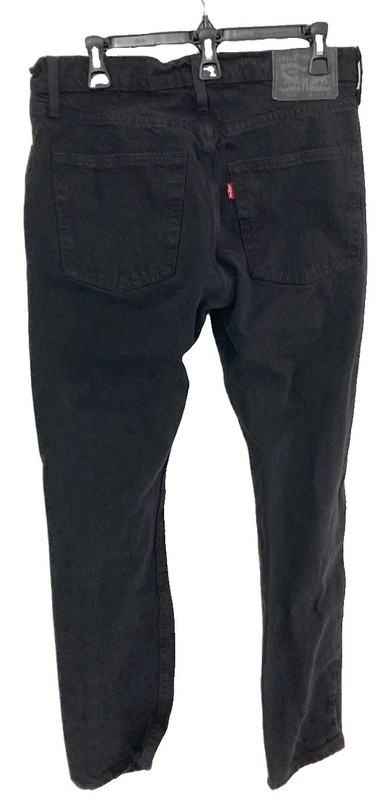 Men's Levi's 512 Slim Tapered Jeans Black Size 32x30 gallery