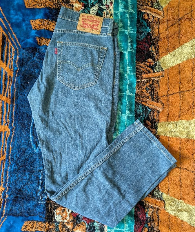Levi’s 511 32×30 Men’s Stretch Blue Denim Jeans Slim Fit Levi Strauss Pants