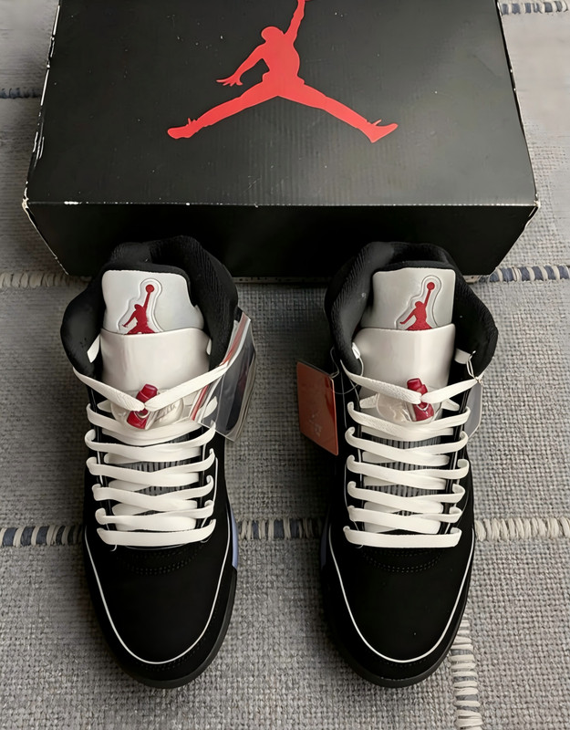 Air Jordan 5 "BLACK METALLIC REIMAGINED" High Top Men's Baketball Shoes gallery
