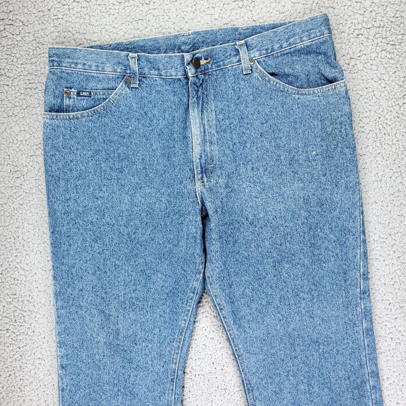 Vintage 90s Lee Genuine Jeans Relaxed Tapered Mens 40 (Fits 39)x30 Work Casual gallery