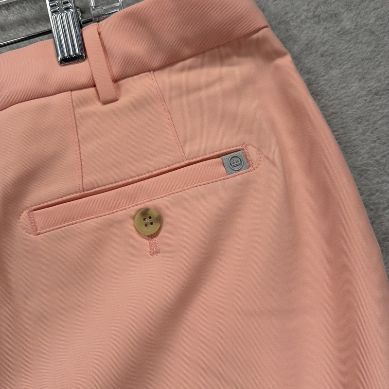 Peter Millar Shorts Mens 38 Pink Performance Chino Salem Golf Tech Active Preppy gallery