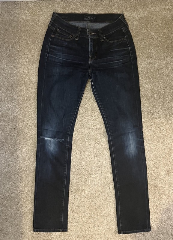 Lucky Brand Womens Jeans Size 0/25 Regular Brooke Straight Medium Wash Denim gallery