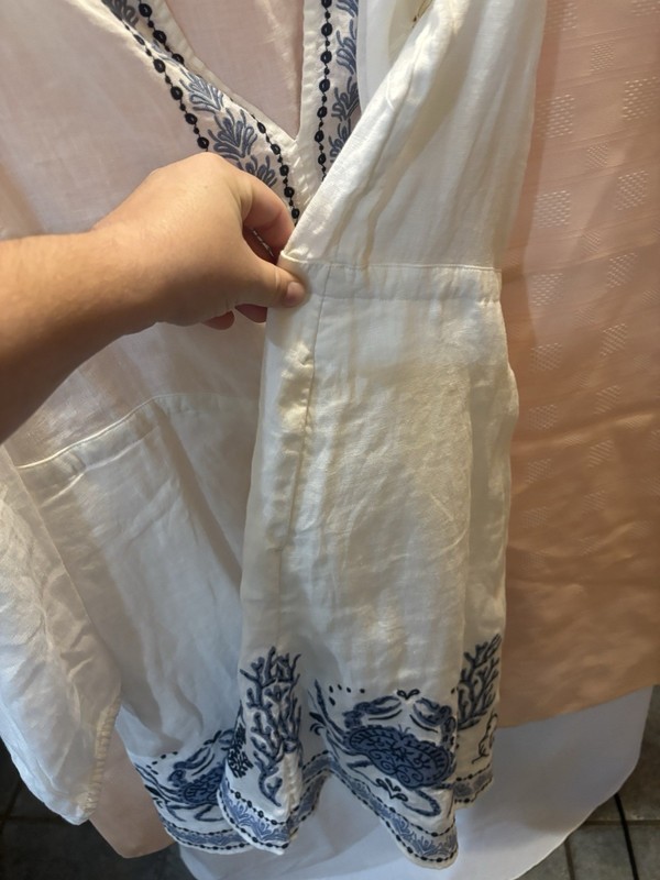 Spartina 449 Hamilton Embroidered Sea Life Wynona Dress NWT Size XL gallery