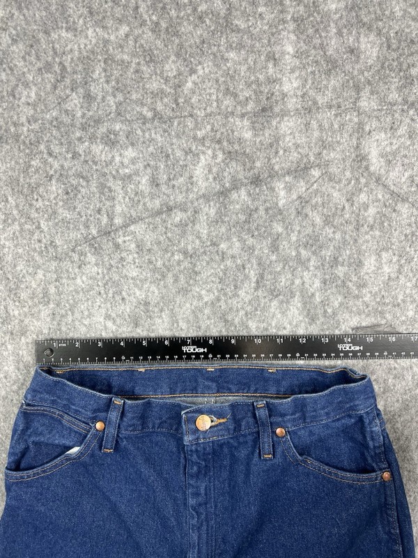 Wrangler Jeans Women Cowboy Cut Straight Leg Dark Wash Outdoors/Rodeo Size 13x36 gallery