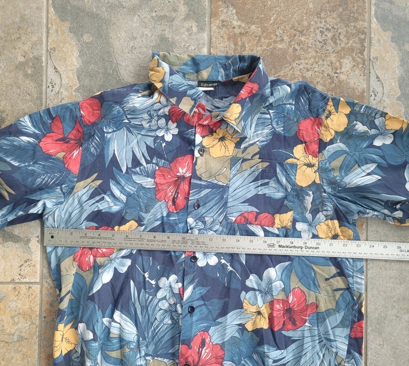 Lot Of 2 Vtg TROPOCO/Edwards Shirts Men Sz Large Short Sleeve Button Up Hawaiian gallery