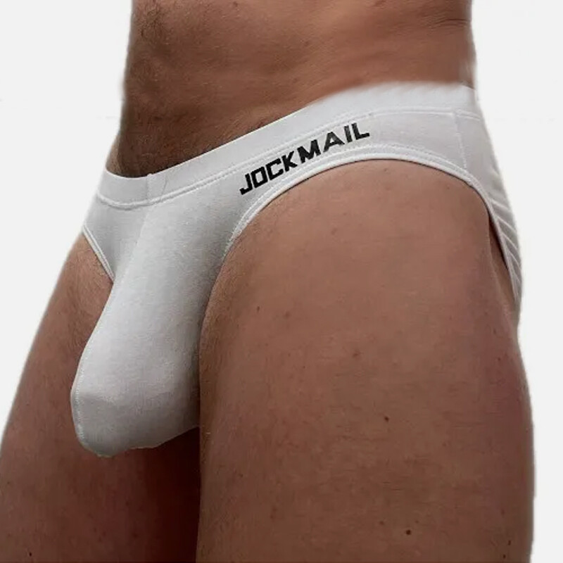 JOCKMAIL Sexy Men's Underwear Briefs U convex Pouch Design Cotton Underpants US gallery