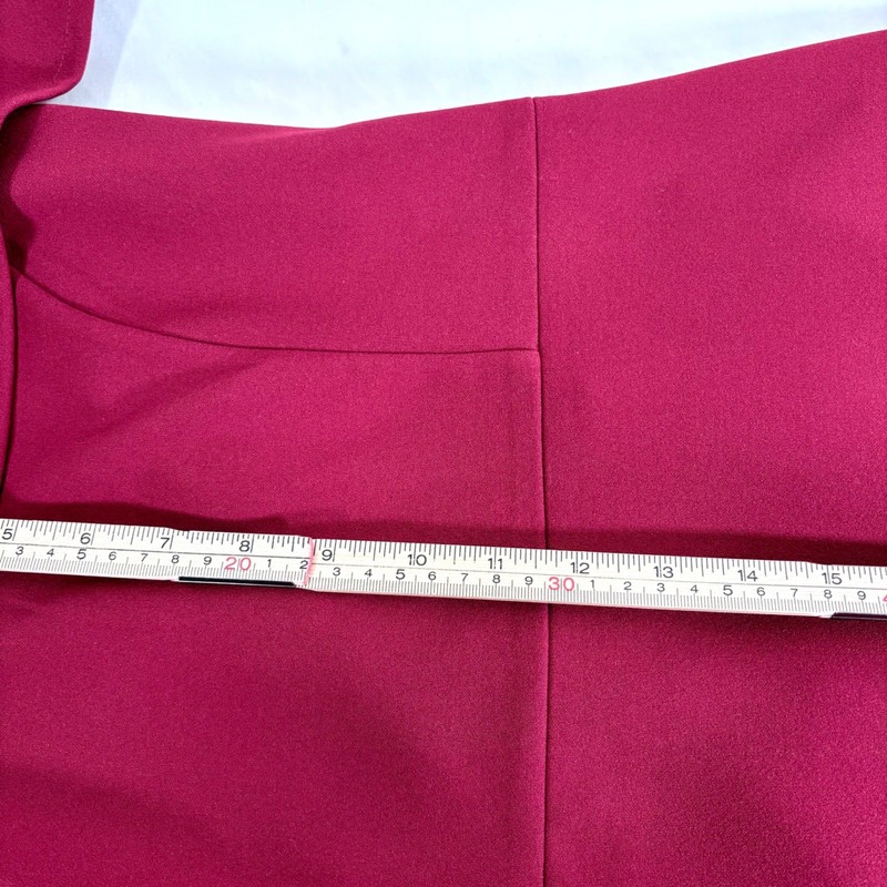 NWT ECI New York Red Off Shoulder Knot Front Sheath Dress Size 6 gallery