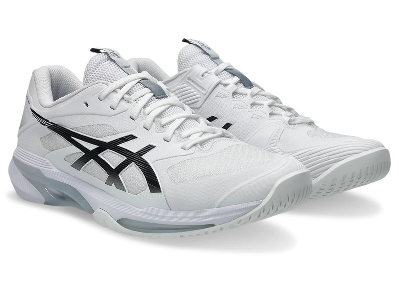 ASICS SOLUTION SPEED FF 4 AC 1041A532 100 White Black Tennis Shoes