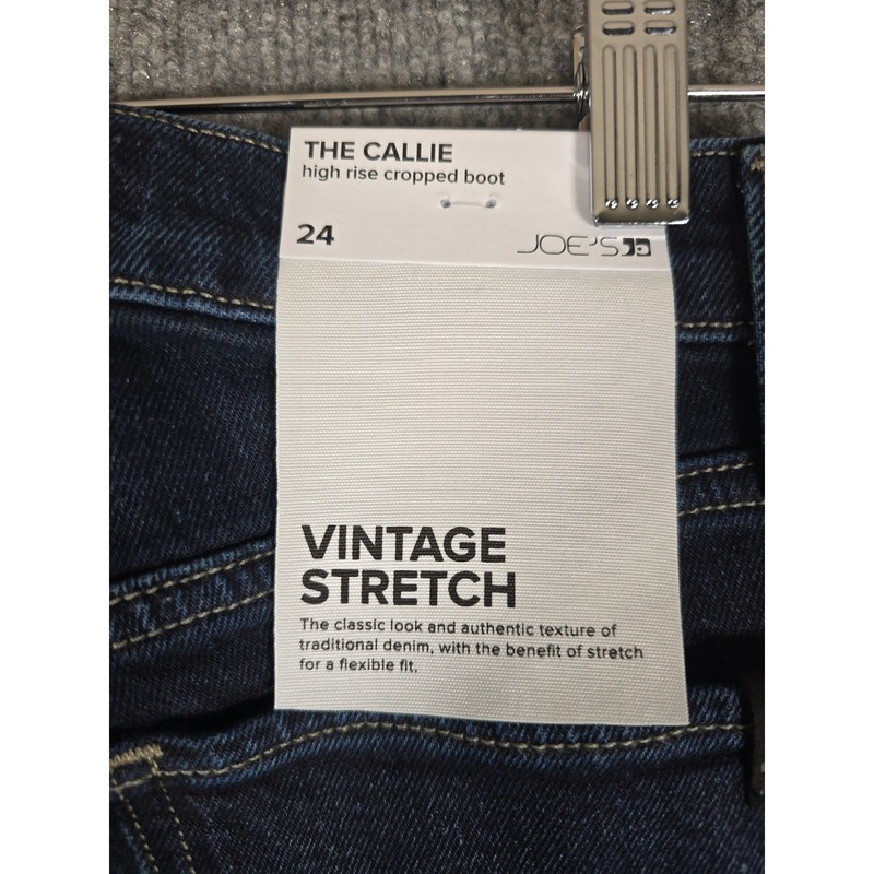 JOES JEANS The Callie High Rise Cropped Boot Jeans Dark Wash Size 24 Stretch gallery