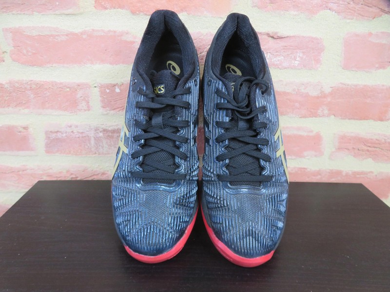Asics Solution Speed FF Shoes Womens 6.5 Black Tennis Court Sneakers 1042A047 gallery