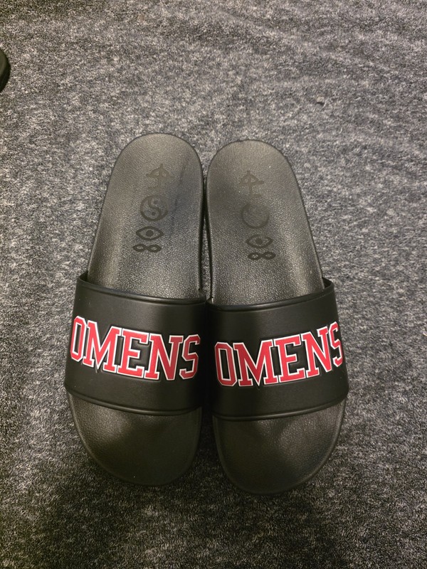 Official Bad Omens – OMENS Slides 12 US EU 46 UK 11 AU 12- Brand new never worn