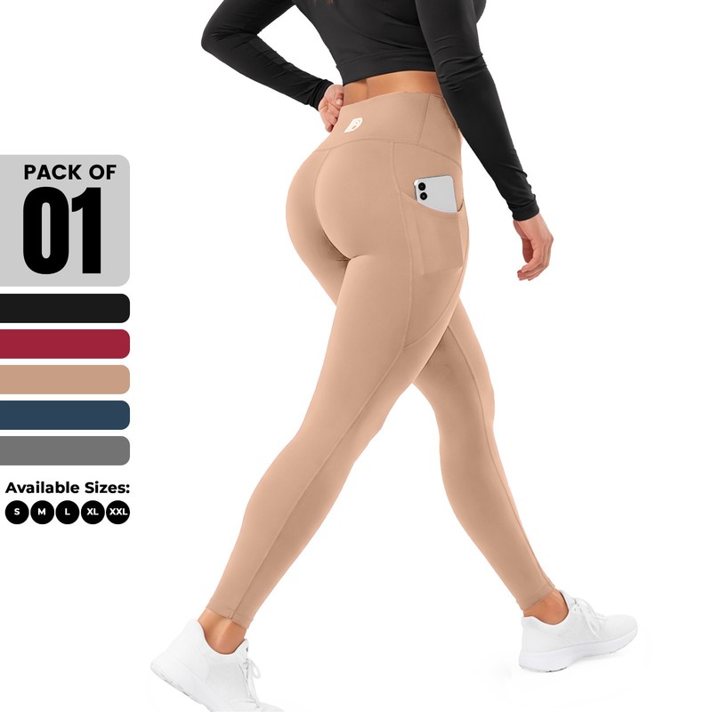 Women's High Waist Tummy Control Leggings Pockets Buttery Soft Squat Proof Yoga gallery