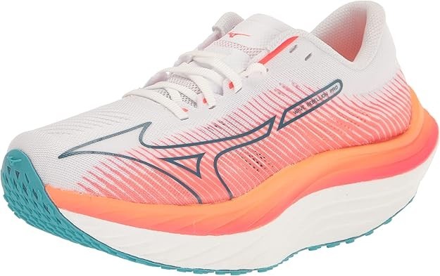 Mizuno Wave Rebellion Flash Sneaker Mens White Running Shoes DWA1193 Sz 11 New!