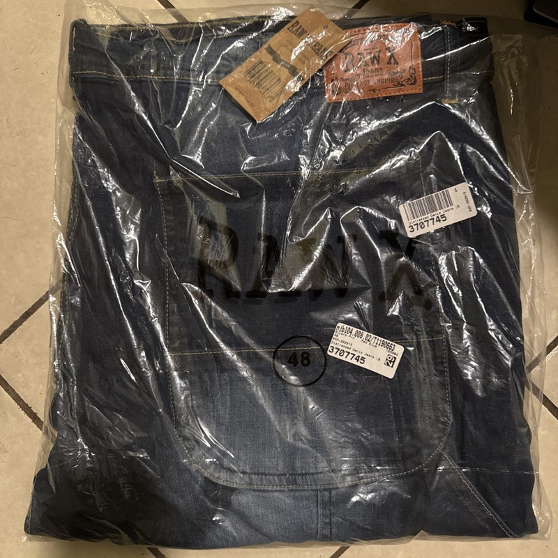 XRay Raw X Distressed Denim Jeans Shorts Medium Blue 48W