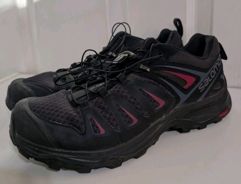 Mens Salomon Mens Shoes X-Ultra Black Hiking Trail Sneakers Size 9