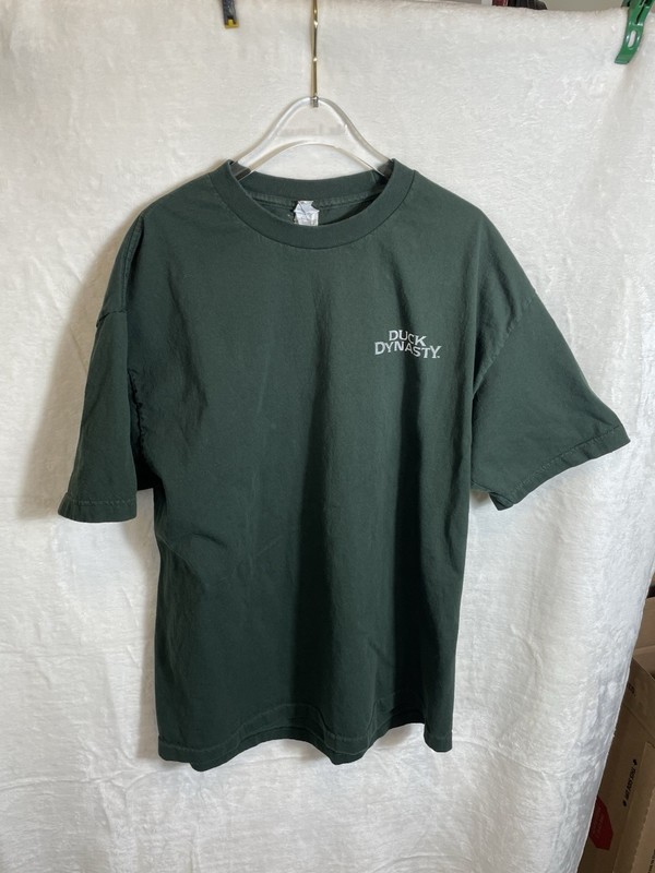 Duck Dynasty T-Shirt Men’s Sz XL Green Could Fit A Large