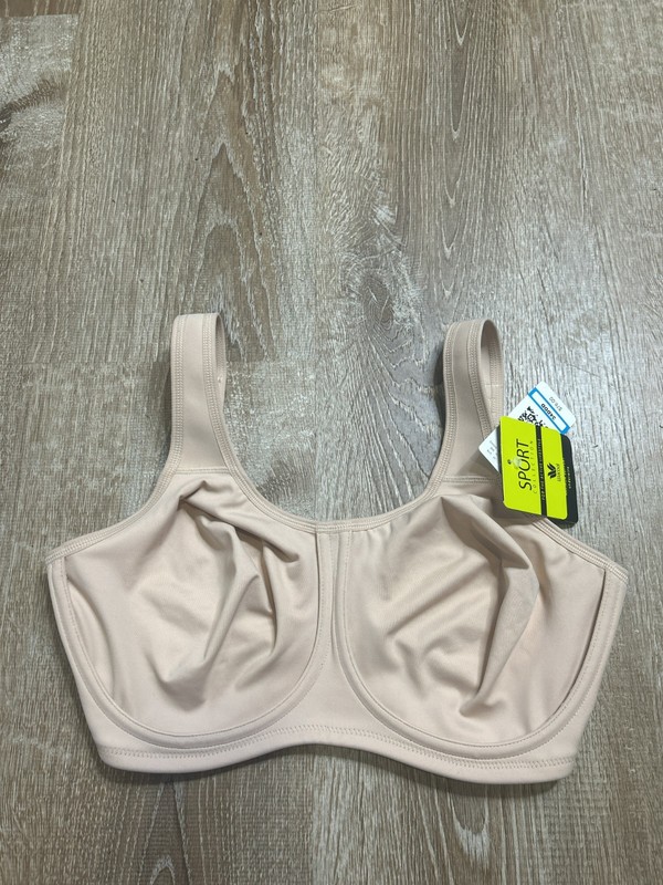 Wacoal sports bra 34DDD 855170 Simone Underwire High Impact Nude Beige NWT NEW