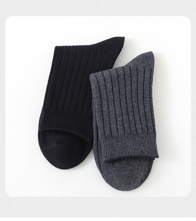 12 Pairs Men's Grey Sports Crew Socks Work Athletic Cotton Socks Size 9-11 10-13 gallery
