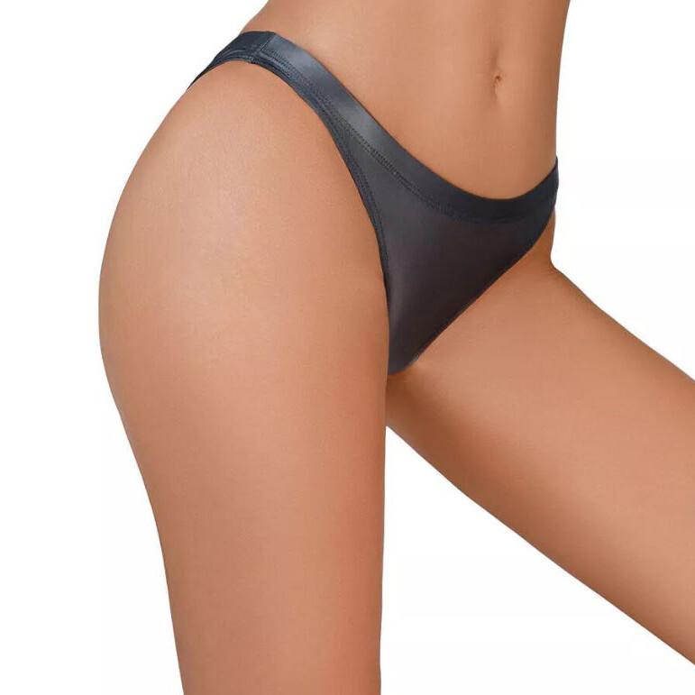 4PCS/LOT Sexy Women Silky Satin Panties Underwear Low Waist Thong Brief Lingerie gallery