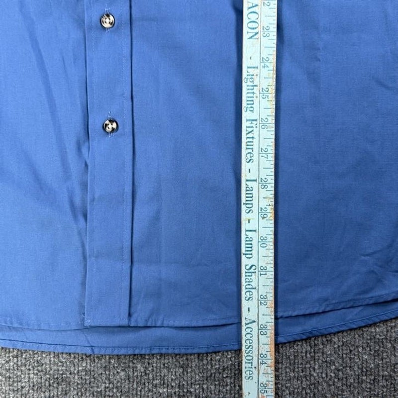 Edwards Garments Easy Care Poplin Short Sleeve French Blue Octopus Car Wash XLT gallery