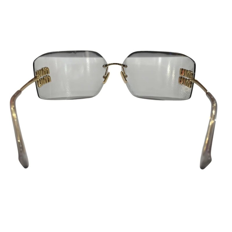 Miu Miu Sunglasses at Dawn MU54YS 5AK06I Gold Used gallery