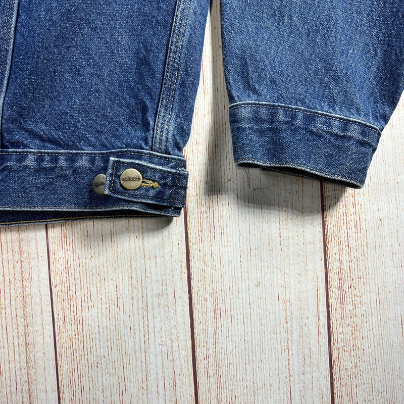 VTG 90s Carhartt Denim Jacket Mens XL Tall J12DST Jean Trucker Made in USA gallery