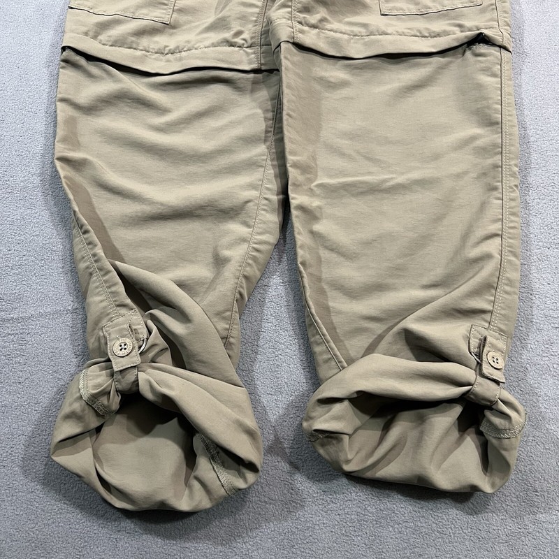 The North Face Convertible Pants Womens 4 Green Hiking Cargo Paramount Porter gallery