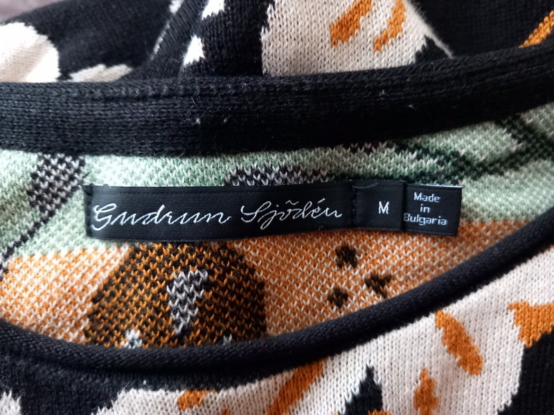 Vtg Look Gudrun Sjoden Organic Cotton Floral Jumper Size M Bust 46 Inches Boho gallery