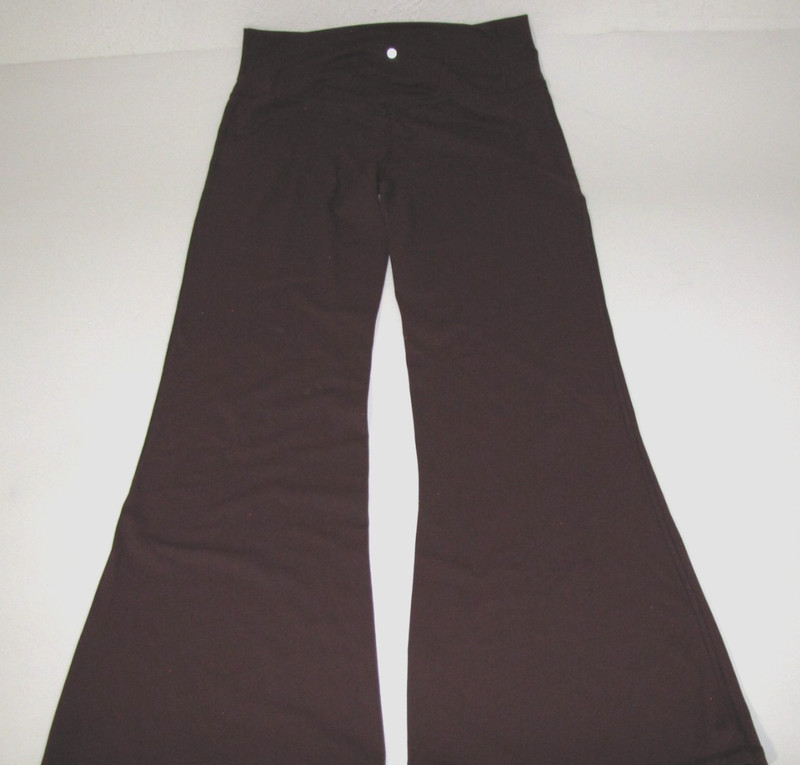 Avia Maroon High Waisted Wide Leg Flare Yoga Pants Athleisure Wm. L/ XL