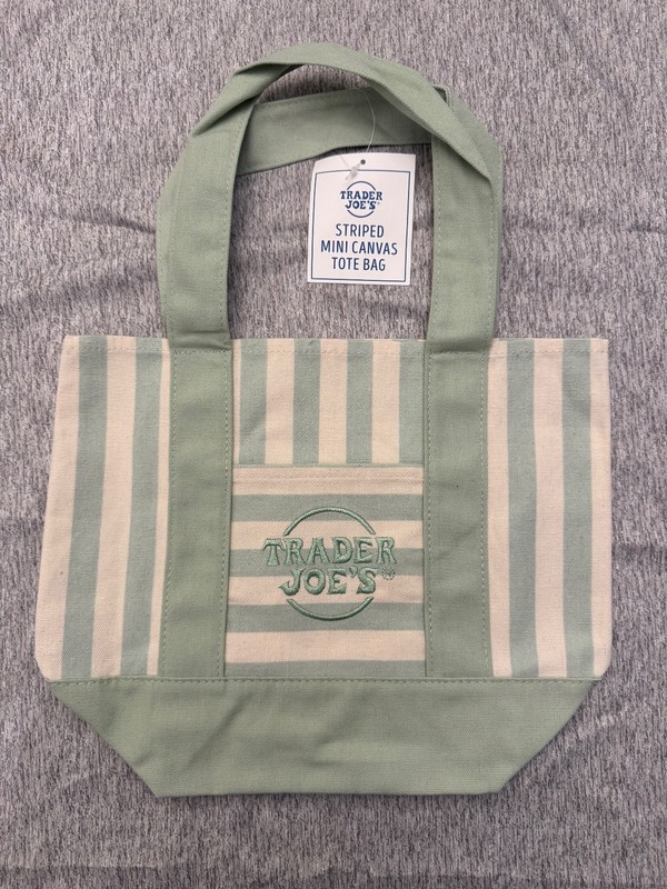 Trader Joe’s Mini Striped Tote Bags Set Of 4 or Buy 1-3 & Complete Your Set NWT