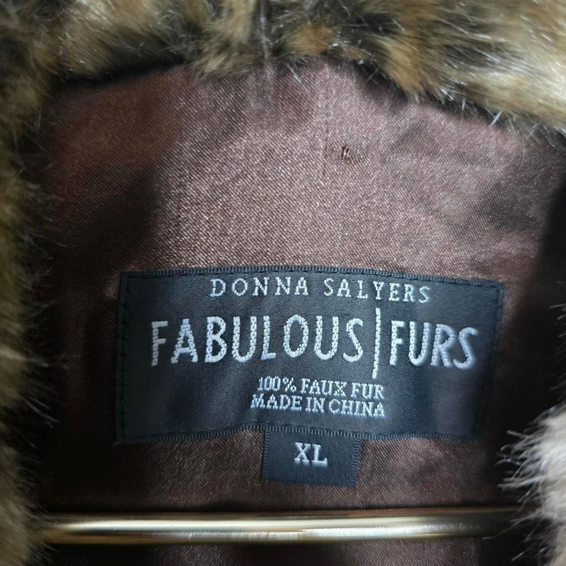 Donna Salyers Fabulous Furs Vintage Faux Fur Vest gallery