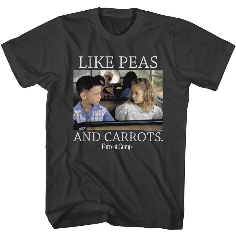 Forrest Gump Like Peas And Carrots Movie Shirt