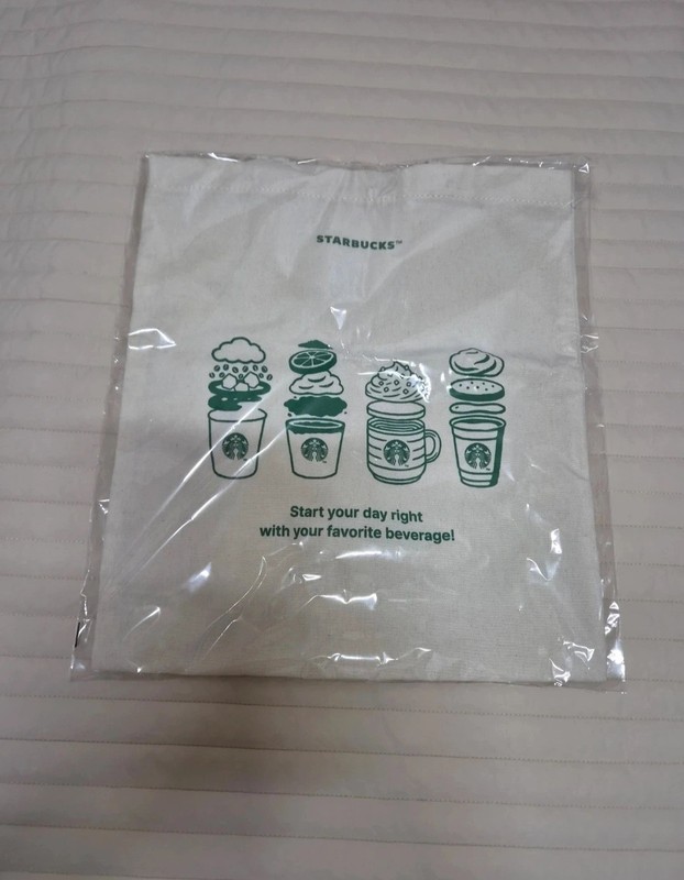 Starbucks Cotton Tote Bag Eco Bag Reusable Shopping Bag New