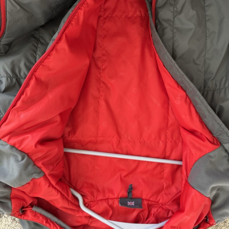 Montane Jacket Mens Sz M Grey Pertex Microlight Insulated Lightweight Coat Trek gallery