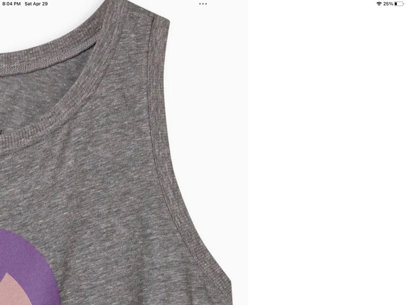 Torrid 0 Lg Grey Sunny Girl Scenic Sunnies Sunglasses Tank Top Size 0 large NWOT gallery