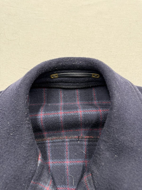 Vintage Lodenfrey Wool Blend Bomber Style Jacket Size 52 Navy Blue gallery