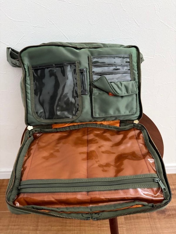 PORTER Yoshida TANKER Shoulder CrossbodyBag sage green Made in Japan Authentic gallery