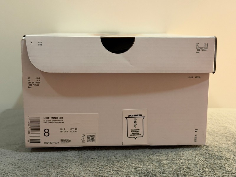 Nike Mind 001 Mule 'Light Smoke Grey' Mens Size 8 SHIPS ASAP gallery